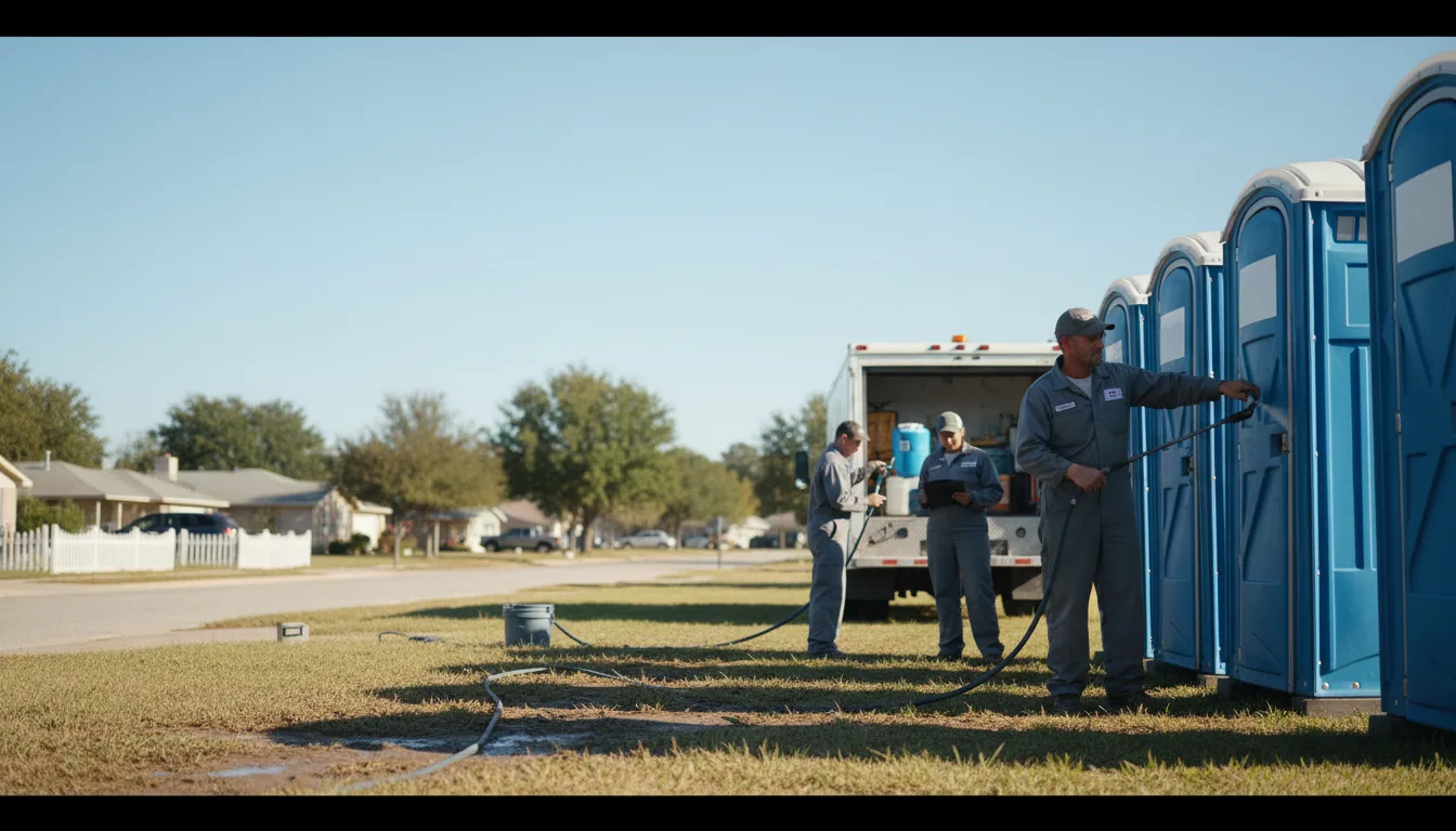 Long-Term Portable Toilet Rental in Benton, IL near me